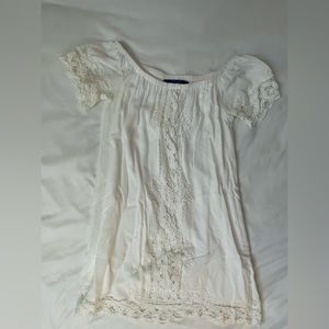 White off the shoulder dress